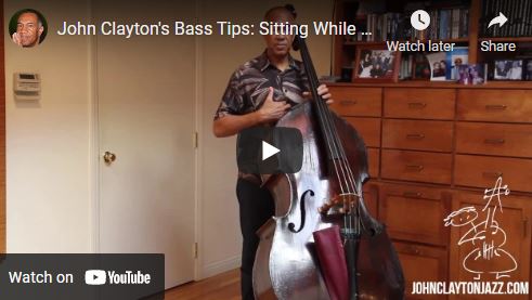 Sitting While Playing the Bass
